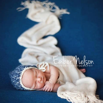 #42 Newborn fluffy bonnet