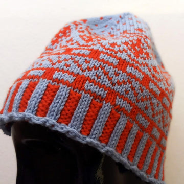 Two Color Fair Isle Hat