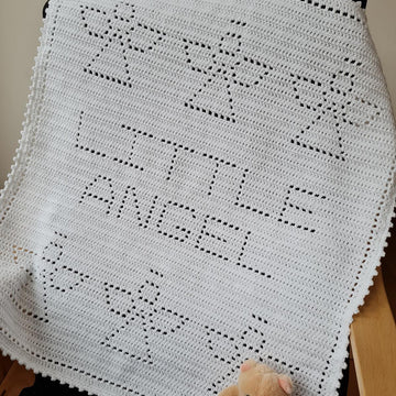 Little Angel Filet Blanket
