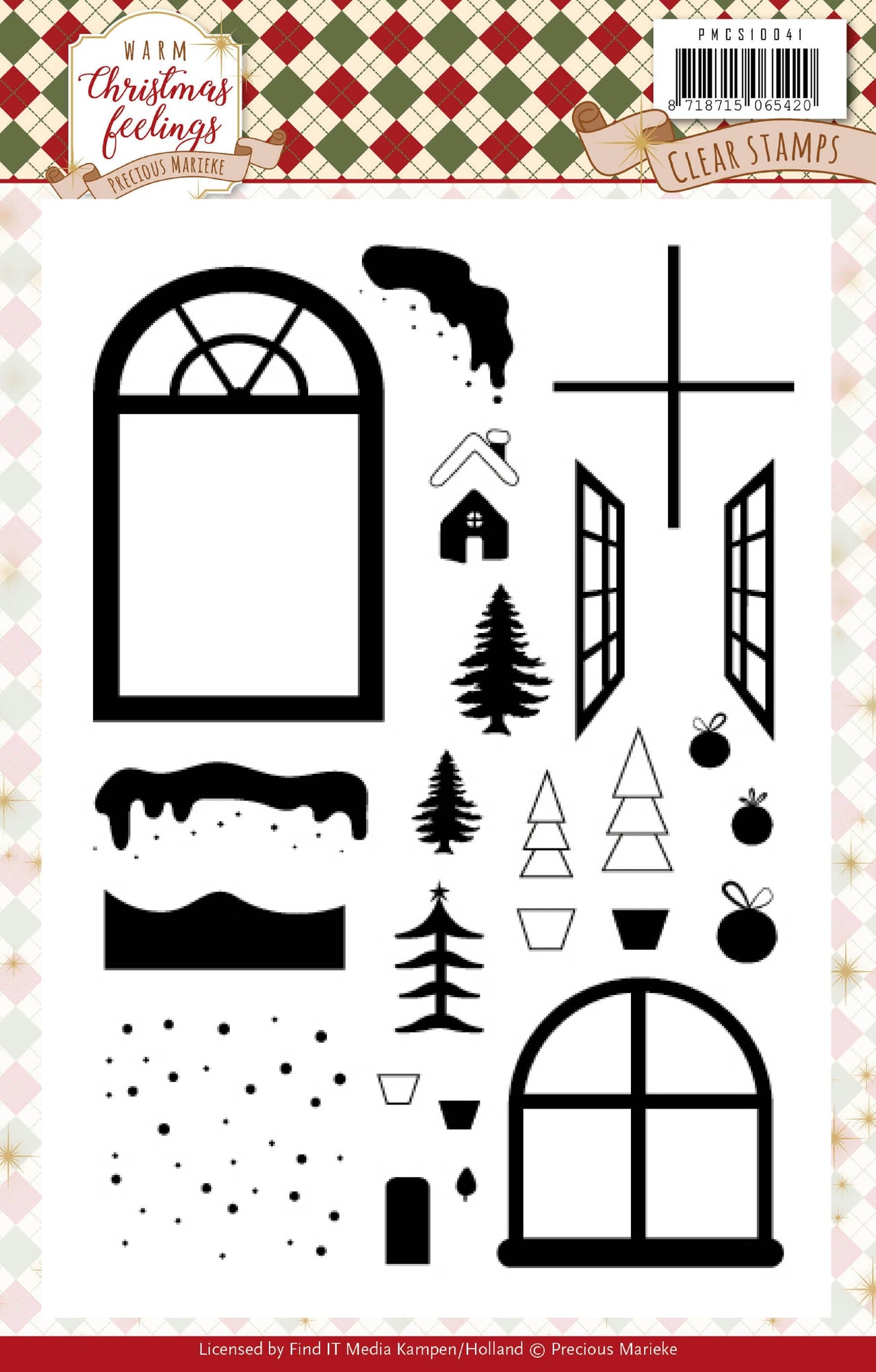 Find It Trading Precious Marieke Clear Stamps - Warm Christmas Feelings