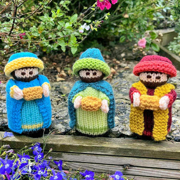 Nativity Wise Men Dolls Knitting Pattern - Toy Knitting Pattern