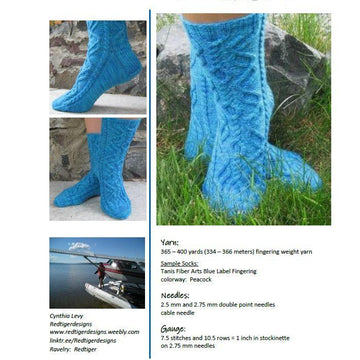 Eye of the Helix Socks