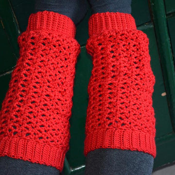 Lacy leg warmers
