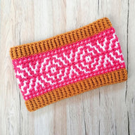 Easy Mosaic Crochet Cowl