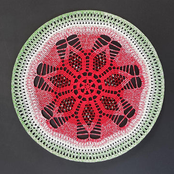 Mandala 'Poinsettia' crochet pattern