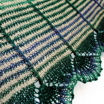 Candy Stripe Shawl
