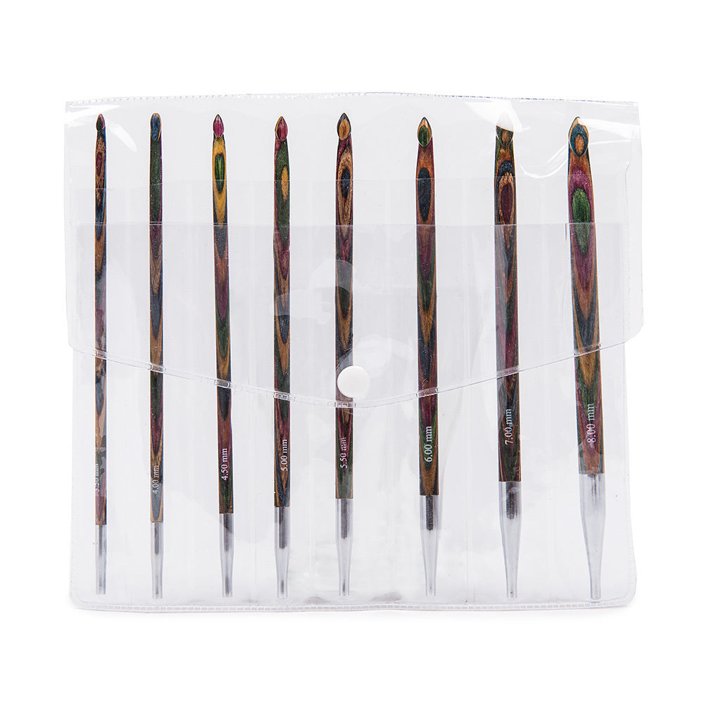 KnitPro Symfonie Afghan/Tunisian Interchangeable Crochet Hook (Set of 8)