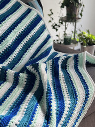 Striped Crochet Blanket