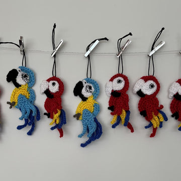 Macaw Parrot Applique