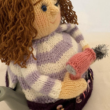 Hairdresser tea cosy