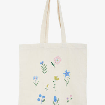 Folk Ditsy Flower  pattern in DMC - PAT0228 -  Downloadable PDF