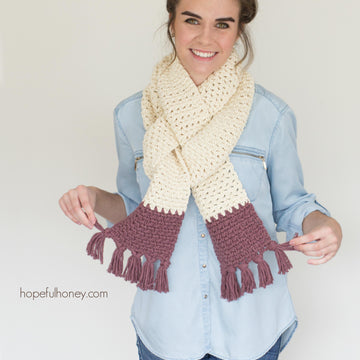 Tasseled Chunky Scarf