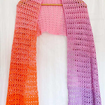 Summer Sunset Shawl