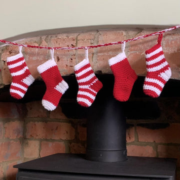 Mini Stocking Garland