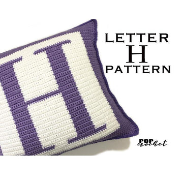 Letter H Pillow