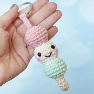 Asian food keychains