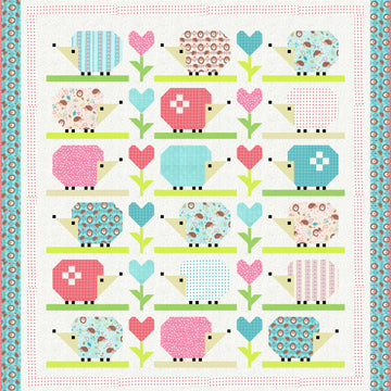 Michael Miller Fabrics Hedge Hugs Quilt - Downloadable PDF