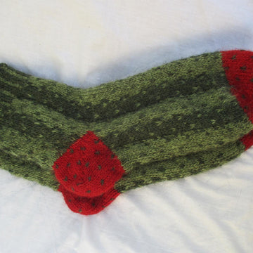 Watermelon Socks in Lett Lopi