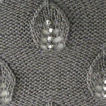 K803-Embossed Leaves Shawl