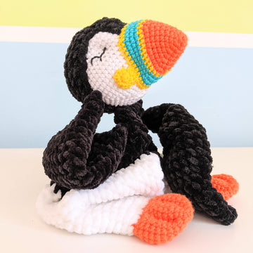 Baby Puffin Comforter, Puffin Lovey