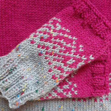 Pumpkin Spice Cowl and Mitts