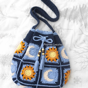 Sun and Moon Crossbody Bag