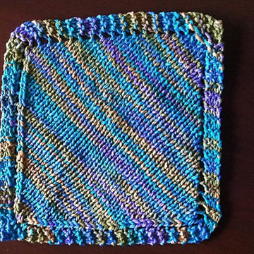 Diagonal Dish Cloth