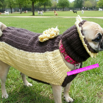 Sunflower Dog Sweater Costume
