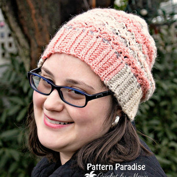 Sunset Blush Hat and Scarf Set