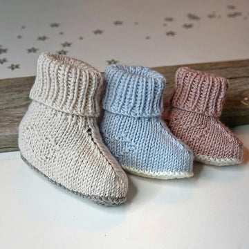 Tiny Heart Booties for babies