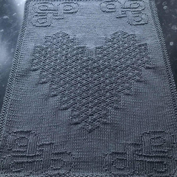 Nr. 602 – Celtic heart guest towel