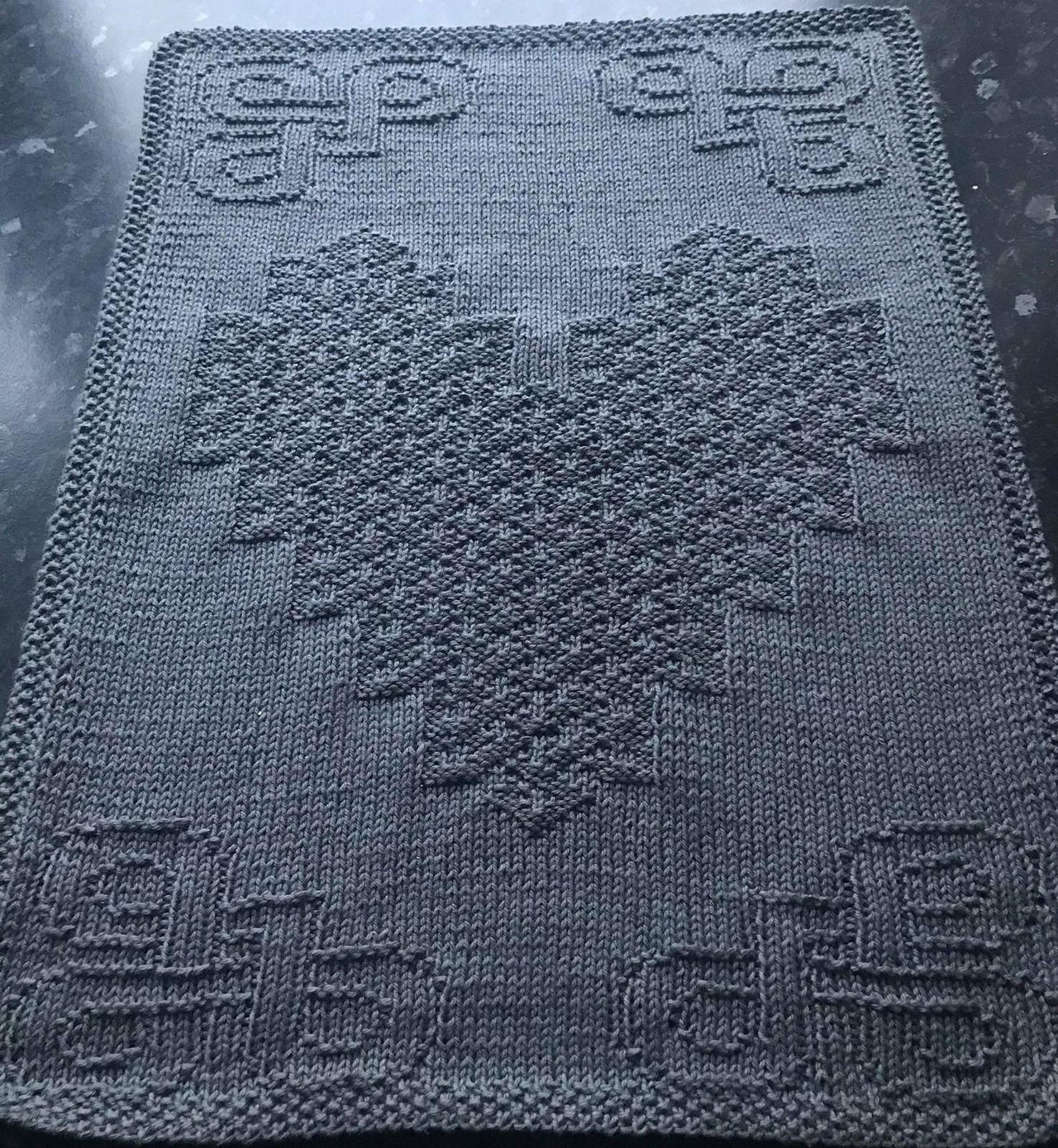 Nr. 602 – Celtic heart guest towel