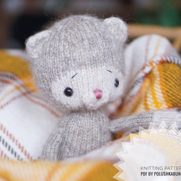 Knitting Pattern Little Kitty toy