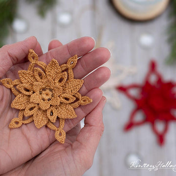 Pretty Poinsettia Ornament