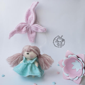 Thumbelina amigurumi doll