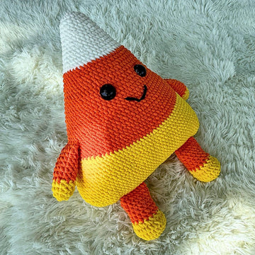 Candy Corn Pillow Crochet