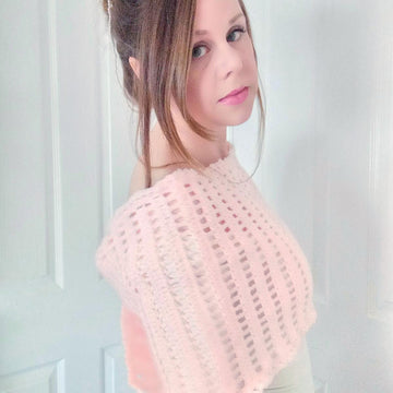 Crochet Delicate Knot Wrap Pattern