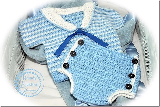 Ships Ahoy Sailor Diaper Cover & Shirt 12-110