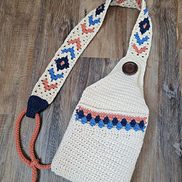 Boho Crochet Sling Bag