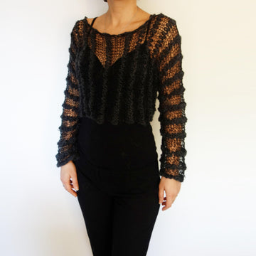 Black Magic Cropped Top