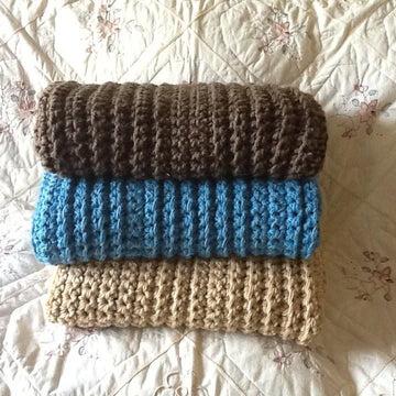 Crocheted Chunky Throw