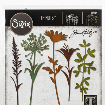 Sizzix Thinlits Dies By Tim Holtz - Wildflower Stems #2