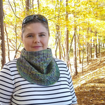 Smocking bandana cowl