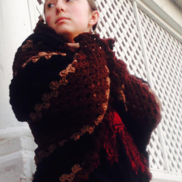 C2C Granny Hooded Afghan