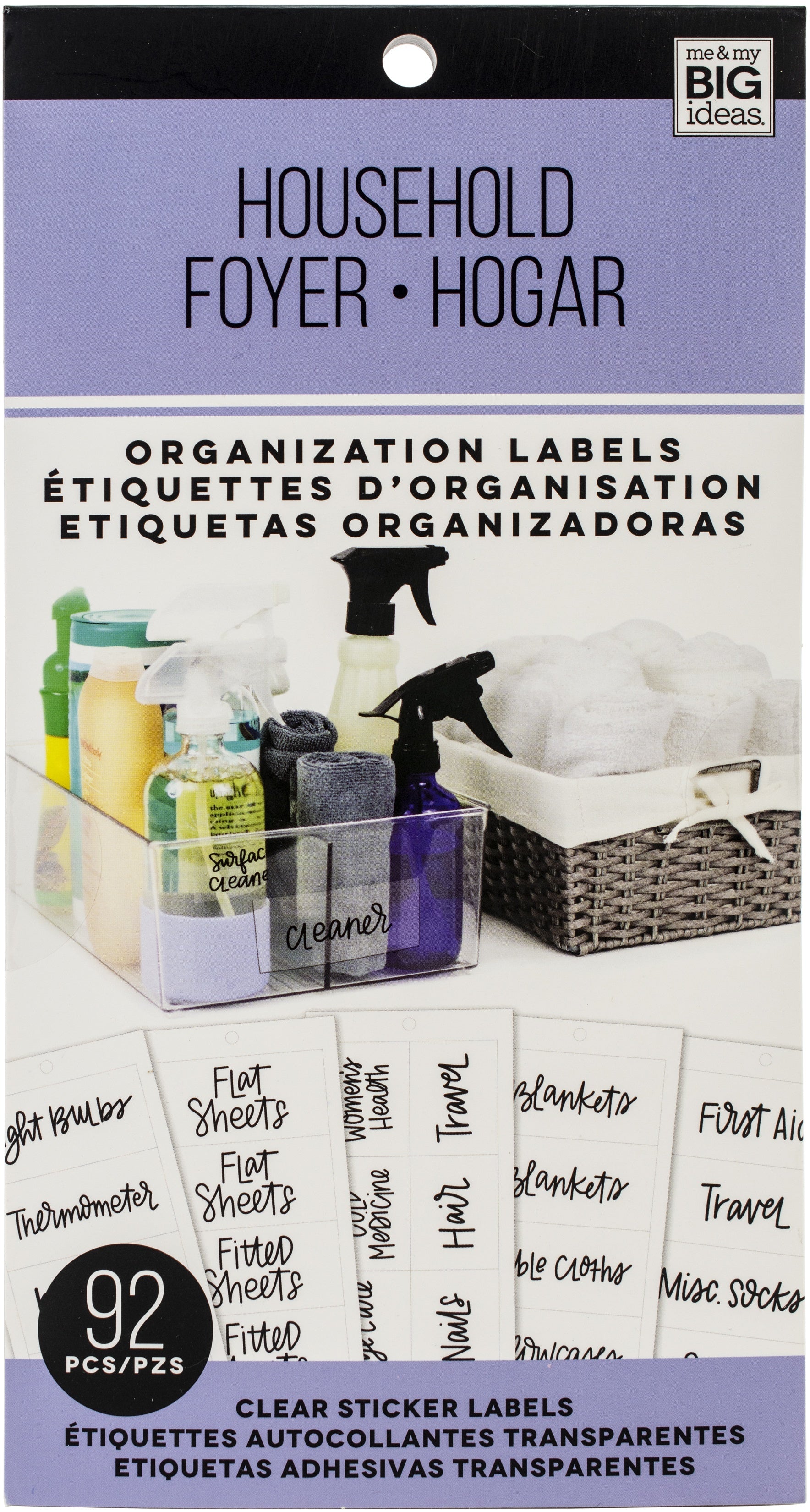 Storage Labels - Household, 92/Pkg