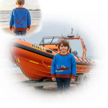 Lifeboat & anchor sweater