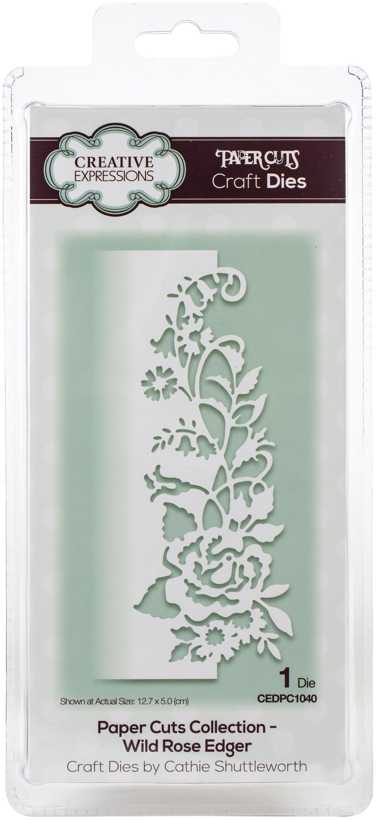 Creative Expressions Paper Cuts Edger Craft Dies - Wild Rose