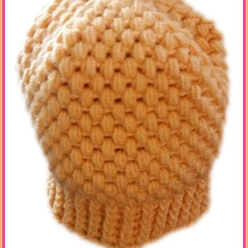 Crochet Slouchy Beret Beanie Pattern Unique & Easy