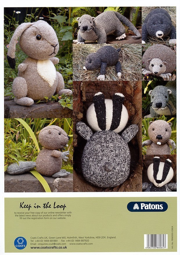 Woodland Animals Book by Patons - 3824