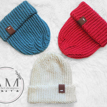CARTER knit-look fisherman beanie